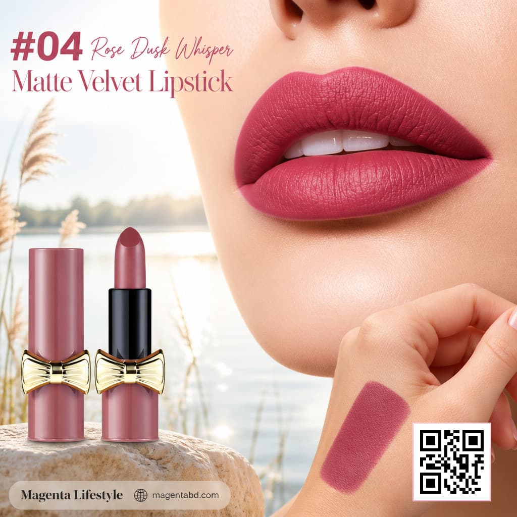 Langmanni Velvet Matte Lipstick shade 1418c04