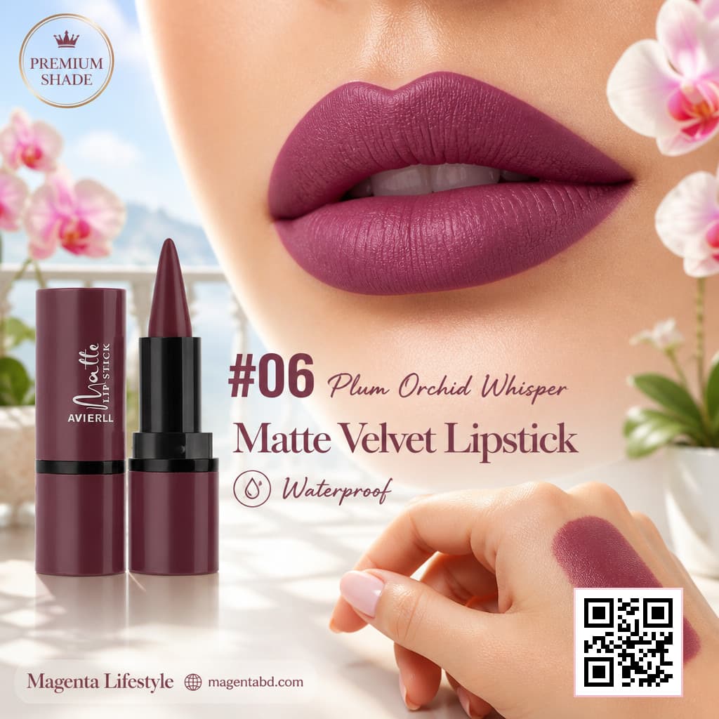 Avierll Velvet Matte Lipstick shade 1419c06