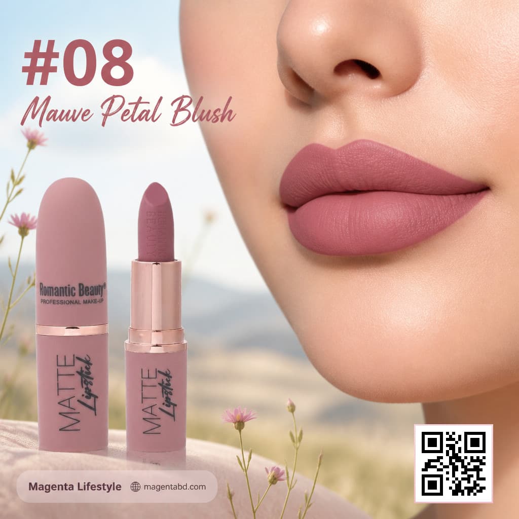 Romantic Beauty Matte Lipstick shade 1436c08