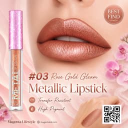 Missyoung Metallic Liquid Lipstick shade 1121c03