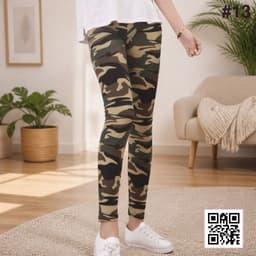 Women's High-Waisted Stretchable Leggings shade 1259c13