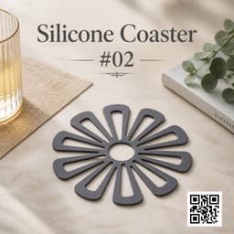 Generic Silicone Coaster shade 1309c02