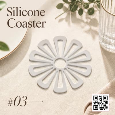 Generic Silicone Coaster shade 1309c03