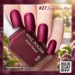 KJB Matte Nailpolish shade 1333c27