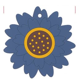 Silicone Sunflower Coasters, Decorative Heat-Resistant Table Mats shade 1335b04