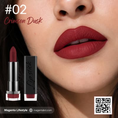 Vibly Vibrant Outstand Matte Lipstick shade 1362c02