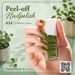 Kudan Peel-off Glossy Nailpolish shade 1365c24