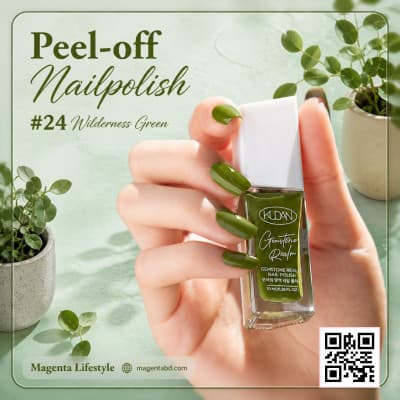 Kudan Peel-off Glossy Nailpolish shade 1365c24