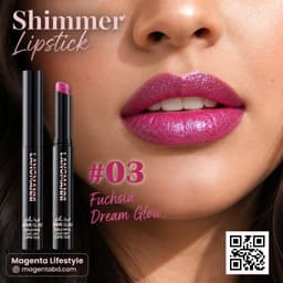 Langmanni Lasting Shine Shimmer Lipstick shade 1407c03