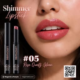 Langmanni Lasting Shine Shimmer Lipstick shade 1407c05