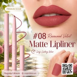 Dunuf Matte Lipliner shade 1410c08