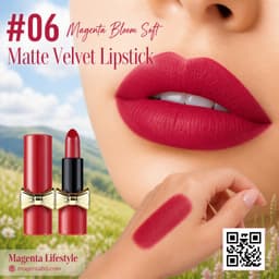 Langmanni Velvet Matte Lipstick shade 1418c06