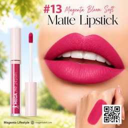 Qibest Mega Liquid Matte Lipstick shade 1426c13