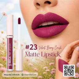 Qibest Mega Liquid Matte Lipstick shade 1426c23