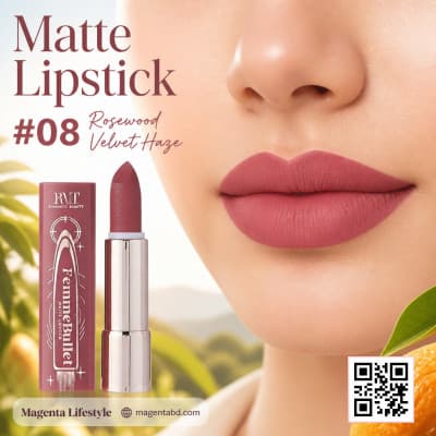 Romantic Beauty Femme Matte Lipstick shade 1435c08