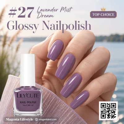 Lilycute Glossy Nailpolish shade 1443c27