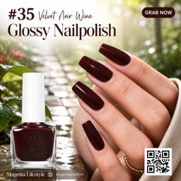 Lilycute Glossy Nailpolish shade 1443c35
