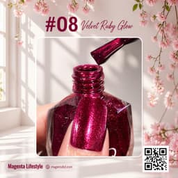 GUBQ Glossy Nailpolish shade 1454c08