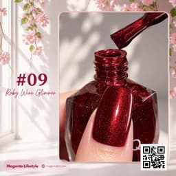 GUBQ Glossy Nailpolish shade 1454c09