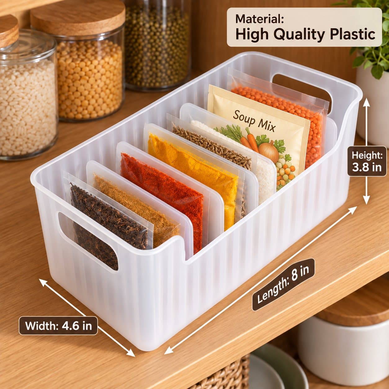Kitchen Packet Storage Organizer shade 1470d01