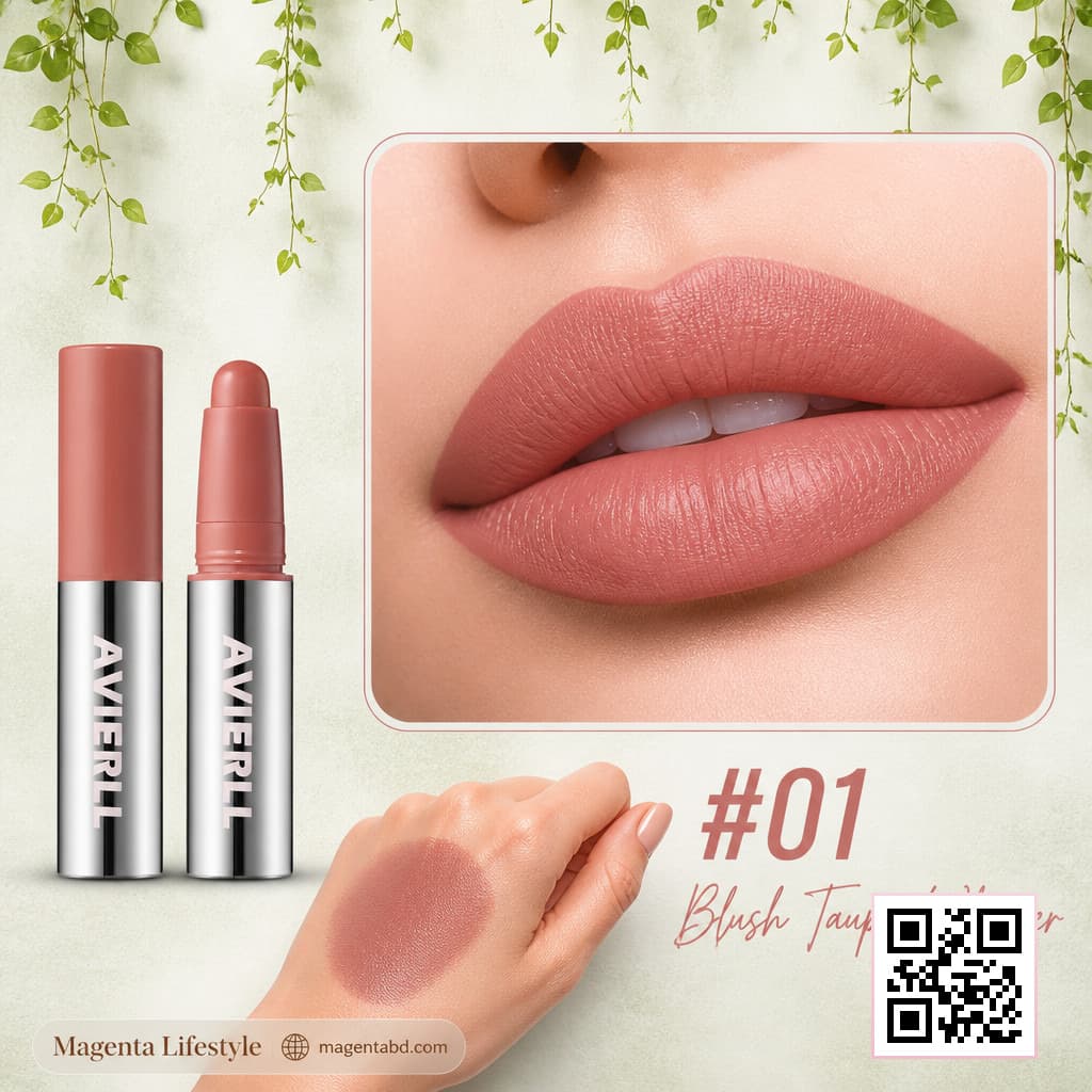 Avierll Smooth Velvet Matte Lipstick shade 1413c01