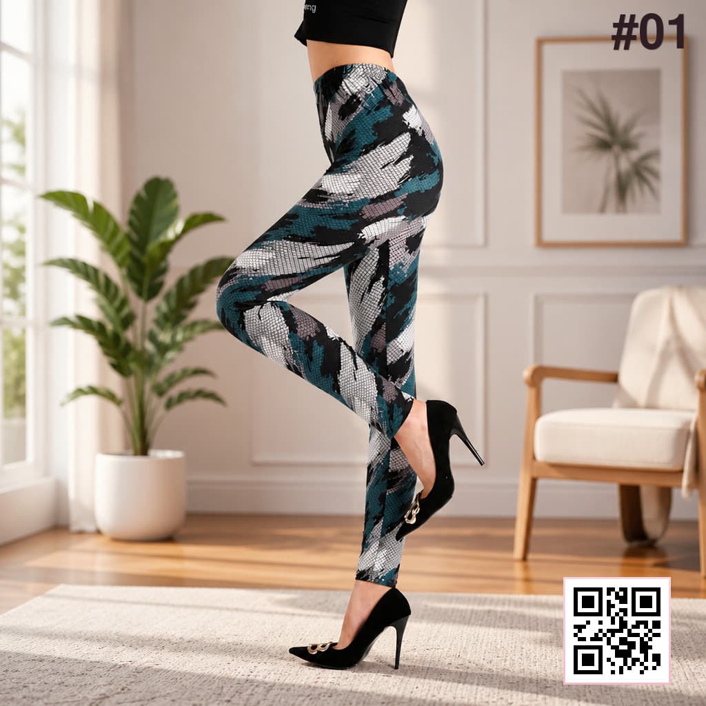 Stretchy Cotton Blend Leggings shade 1420c01